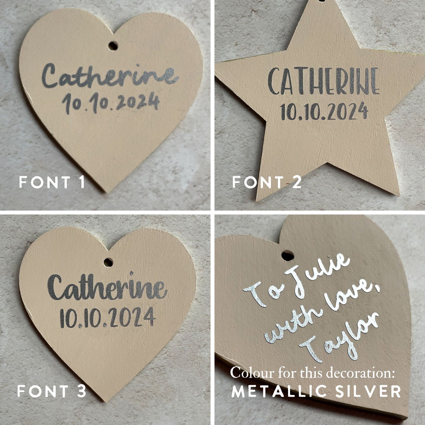 Swiss Lake Heart Decoration with/without greeting card