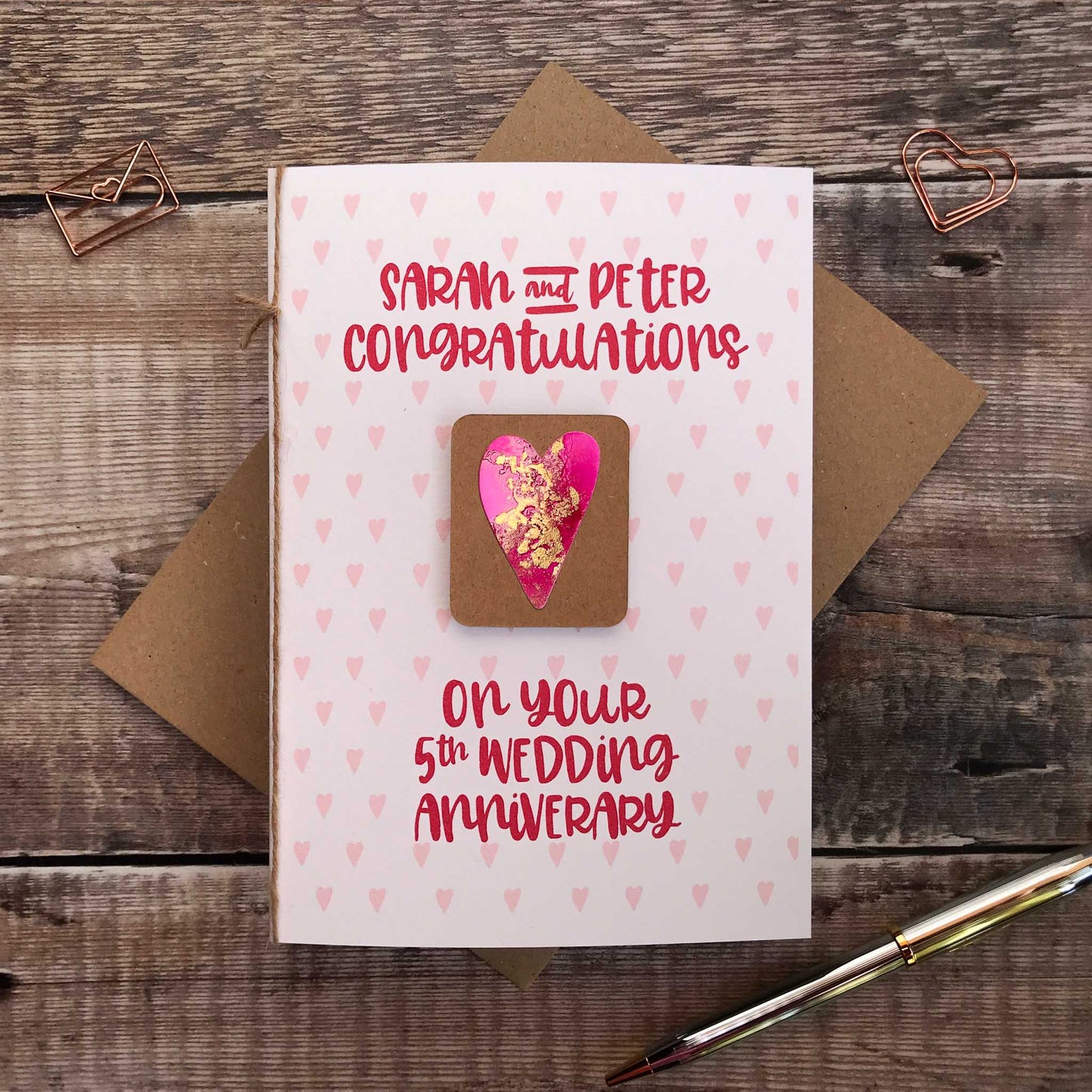 Personalised Wedding/ Anniversary Card