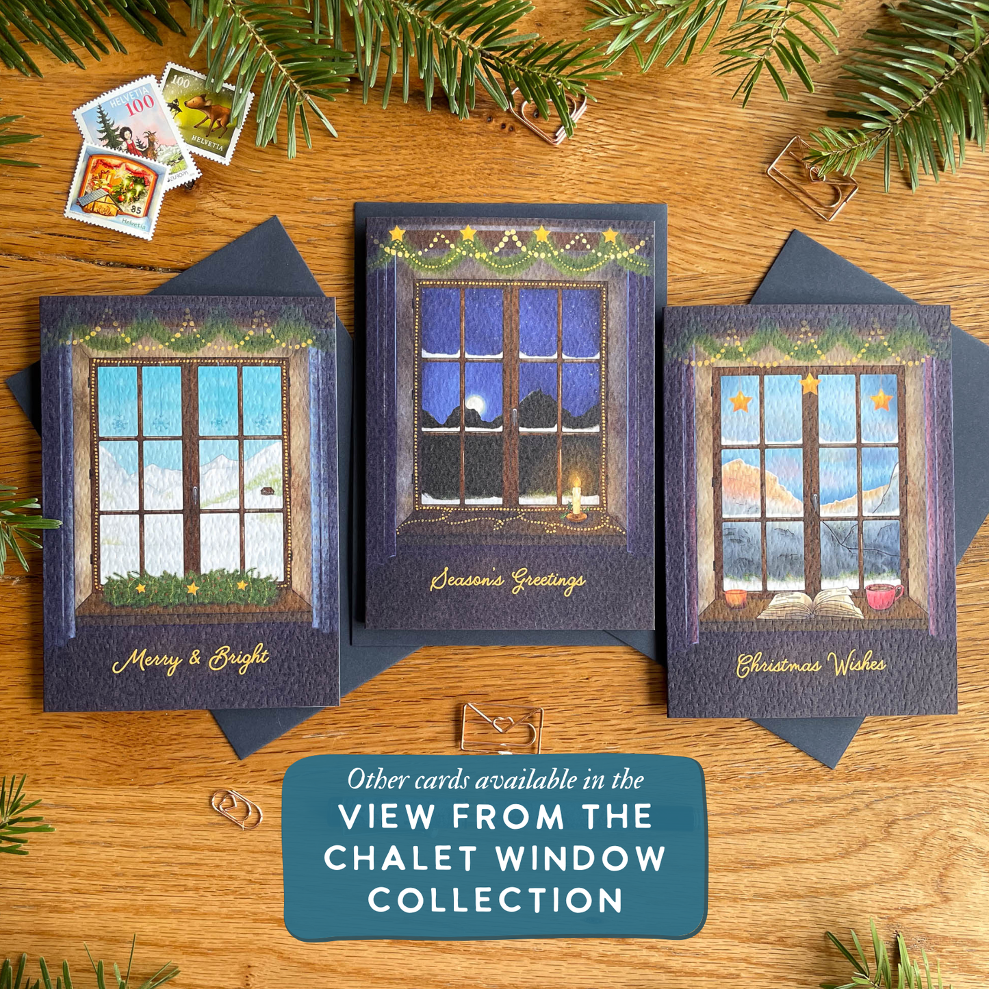 Christmas Night in the Mountains - Views from the Mountain Chalet