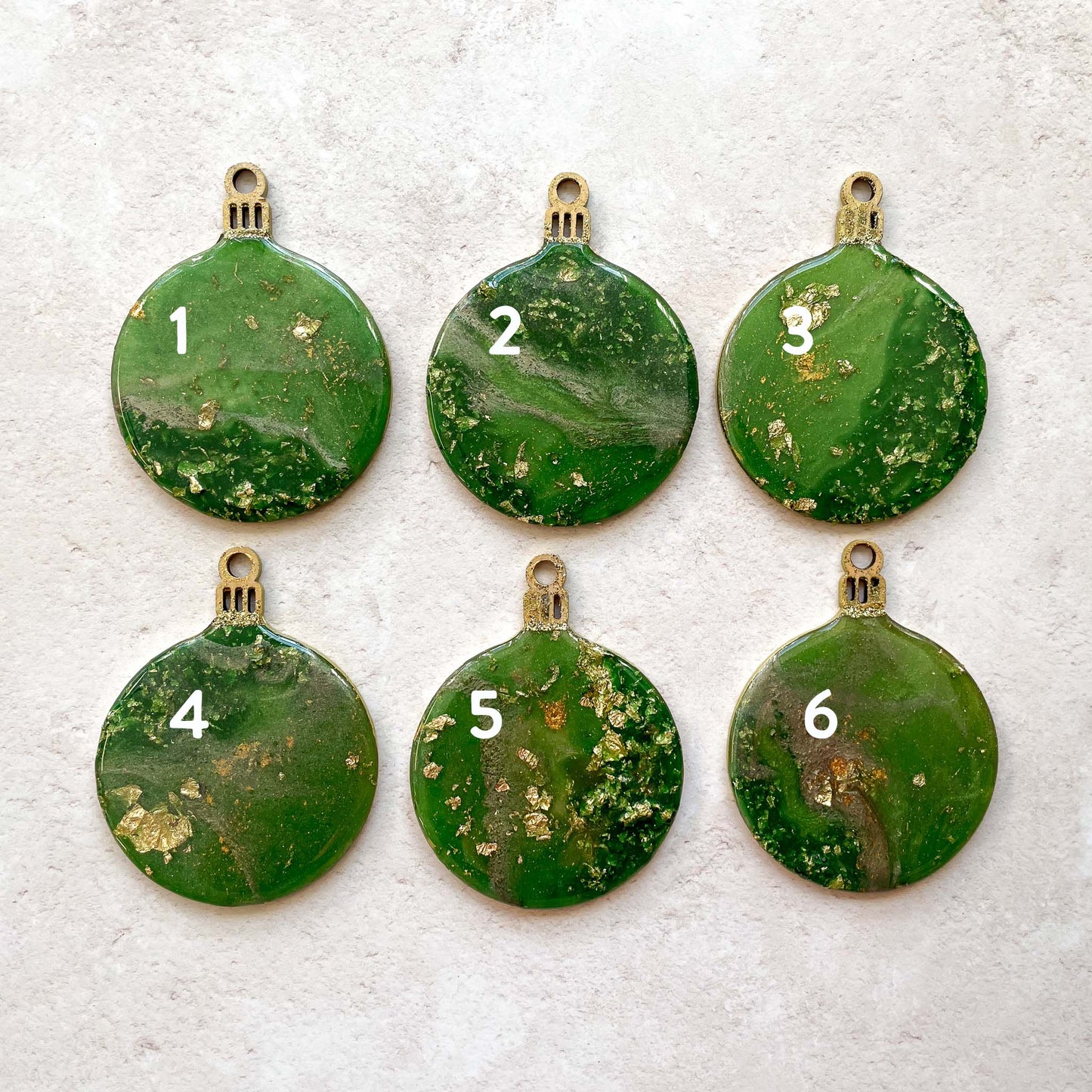 Forest Inspired Bauble Shaped Christmas Tree Decoration