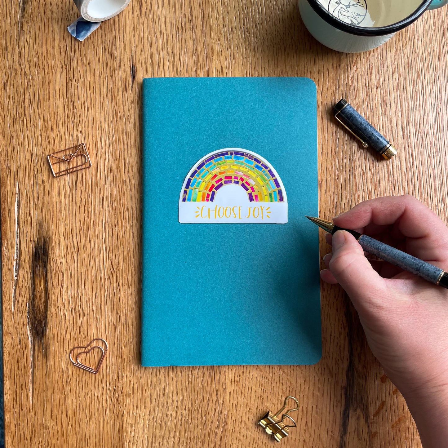 Choose Joy: Rainbow Vinyl Sticker