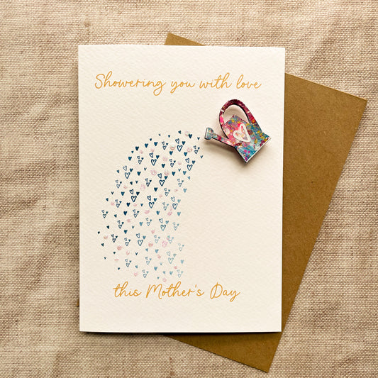 Magnet Keepsake & Mother's Day Card - Showering you with Love