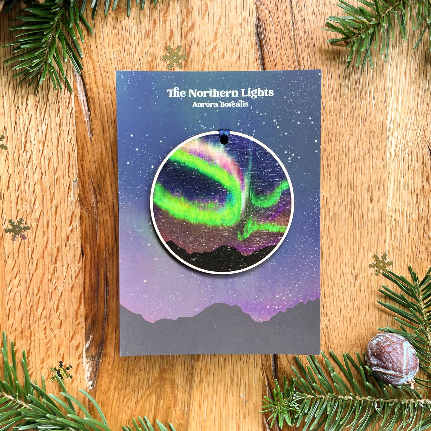 The Northern lights Ornament (Aurora Borealis)