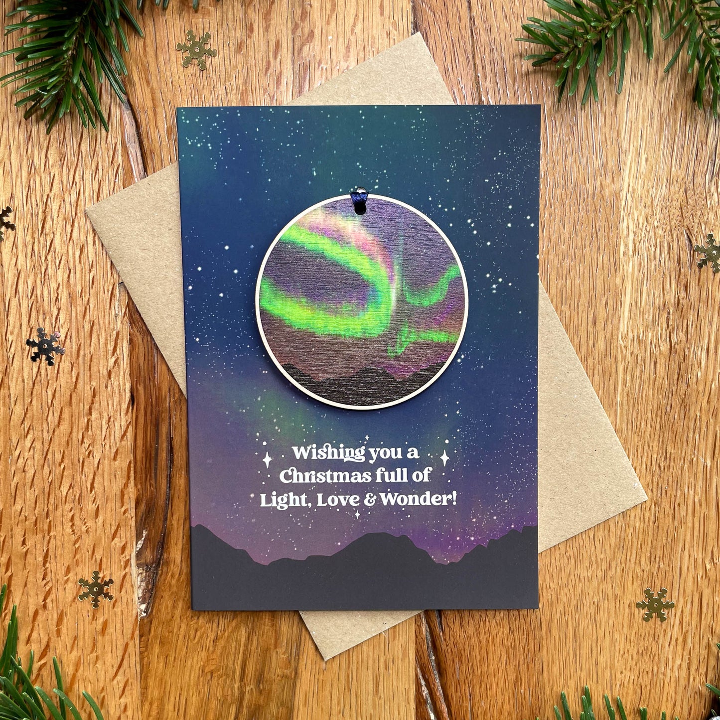 The Northern lights Ornament (Aurora Borealis)