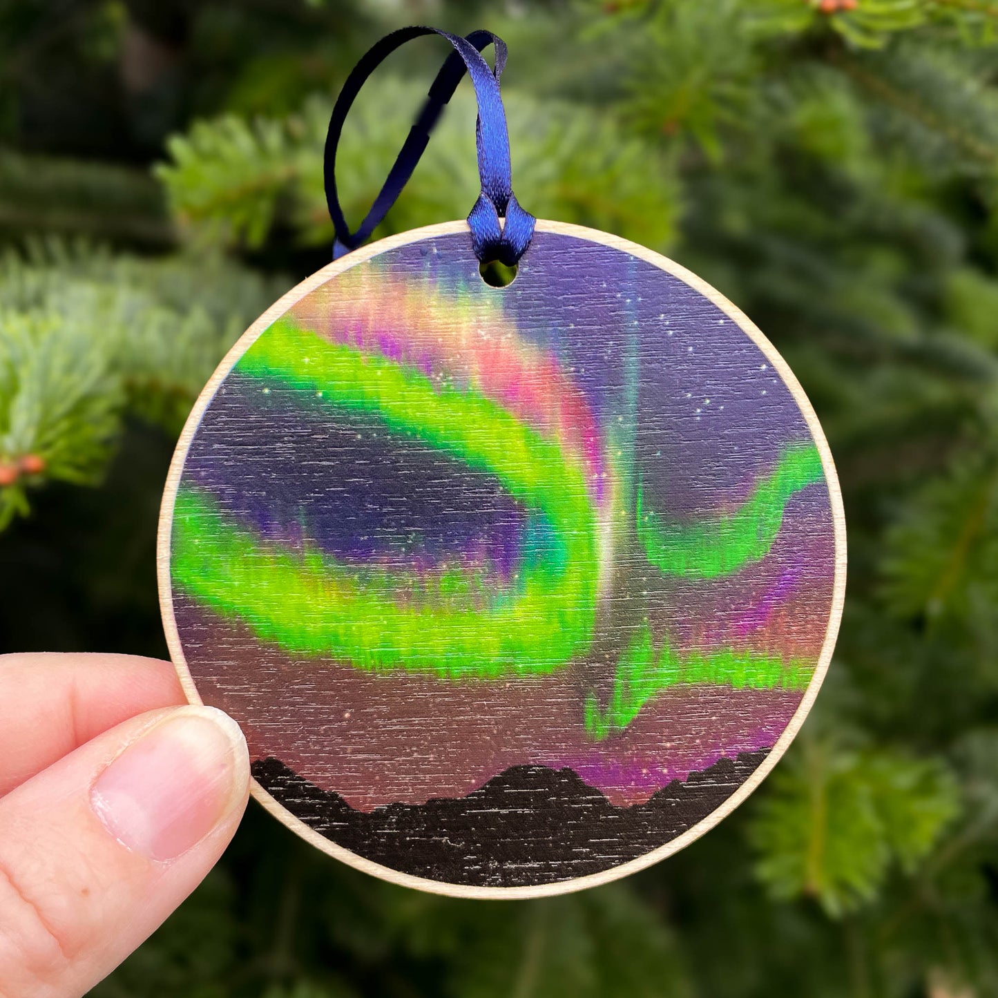 The Northern lights Ornament (Aurora Borealis)