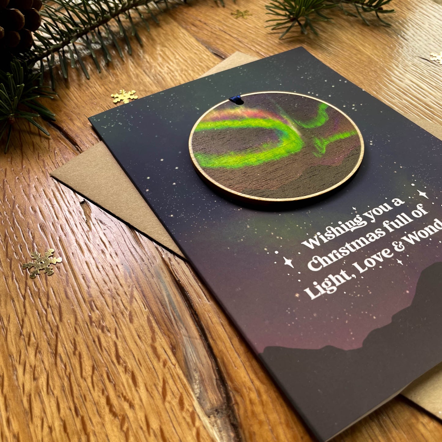 The Northern lights Ornament (Aurora Borealis)