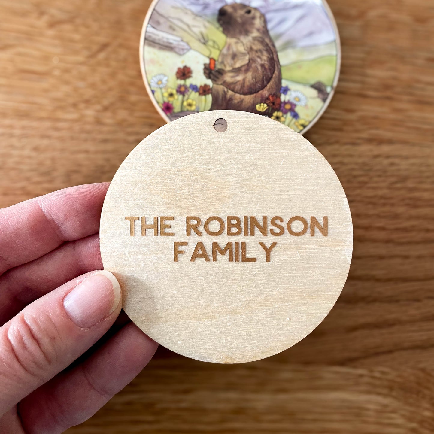 Marmot in the Swiss Alps Hanging Decoration