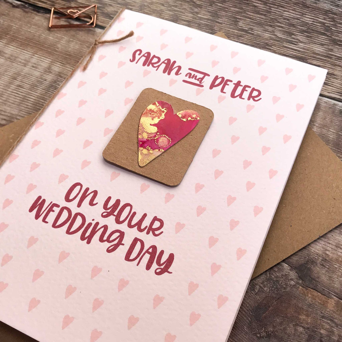 Personalised Wedding/ Anniversary Card