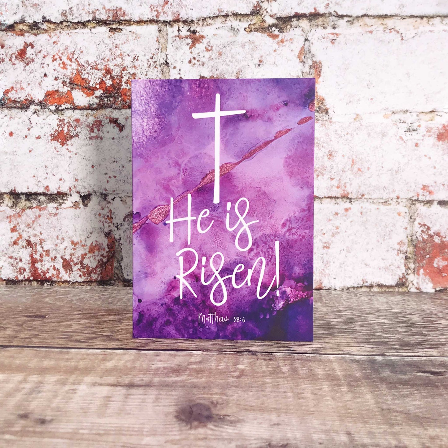 Easter Card with Cross