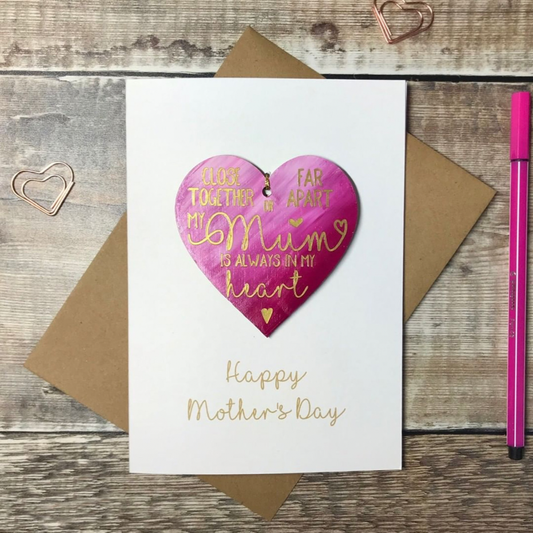 Mother's Day - Long Distance Heartfelt Greeting Card