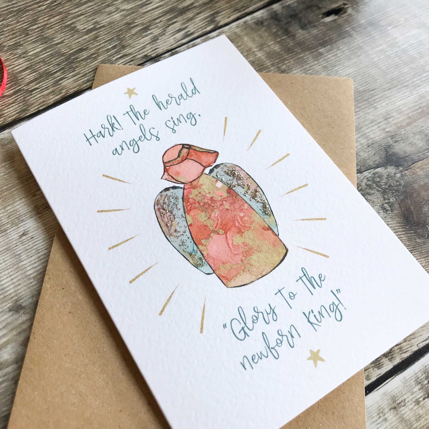 Hark! The Herald Angels Sing Christmas Card