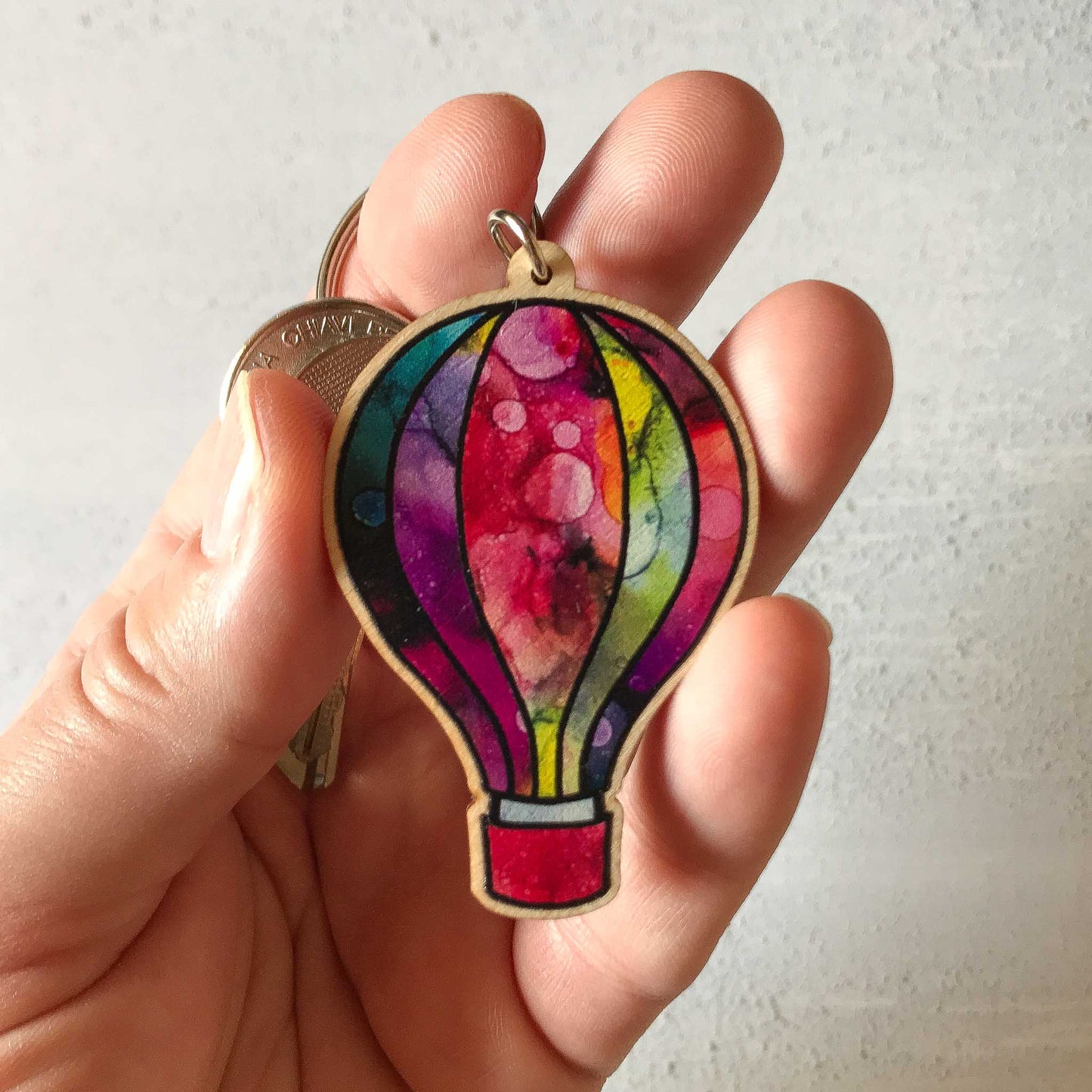 Hot Air Balloon Key-Chain