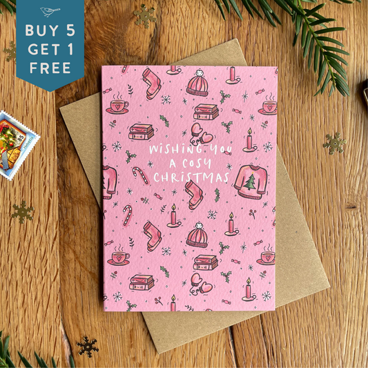 Cosy Christmas Wishes Christmas Card