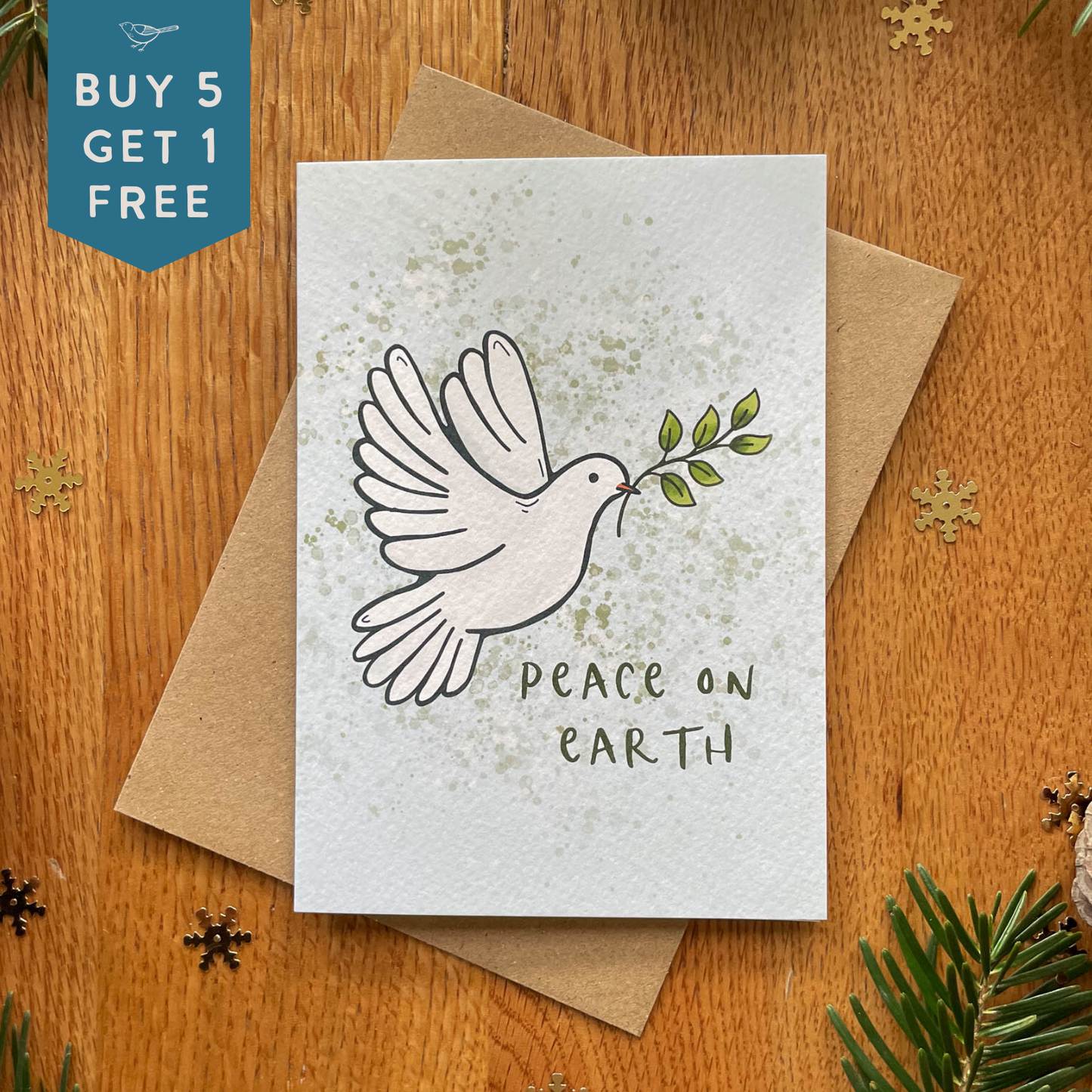 Dove - Peace on Earth Christmas Card