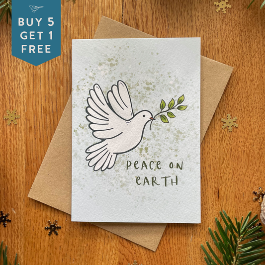 Dove - Peace on Earth Christmas Card