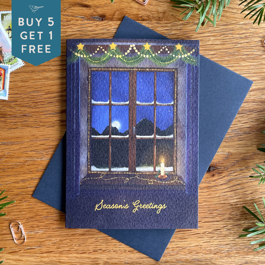 Christmas Night in the Mountains - Views from the Mountain Chalet