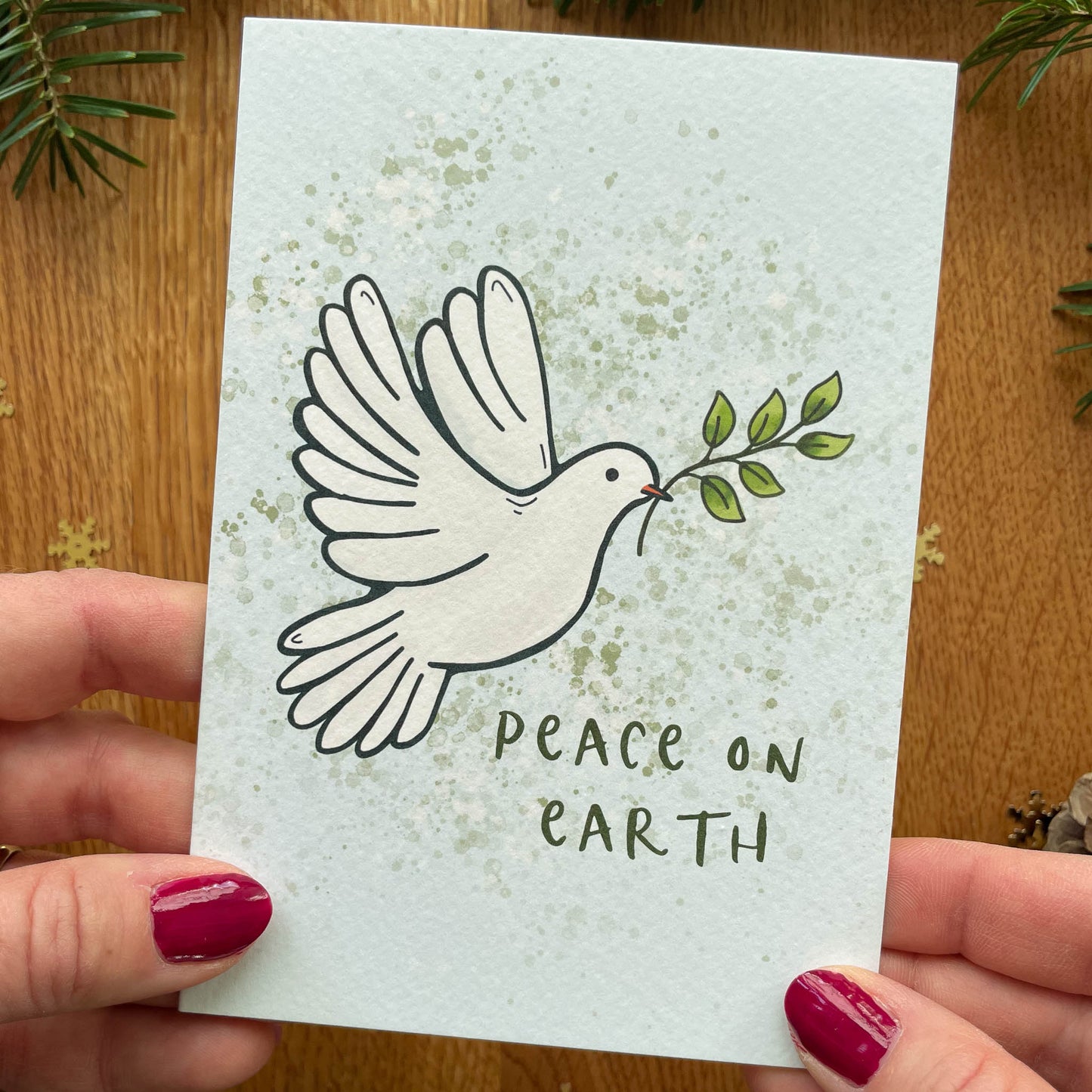 Dove - Peace on Earth Christmas Card