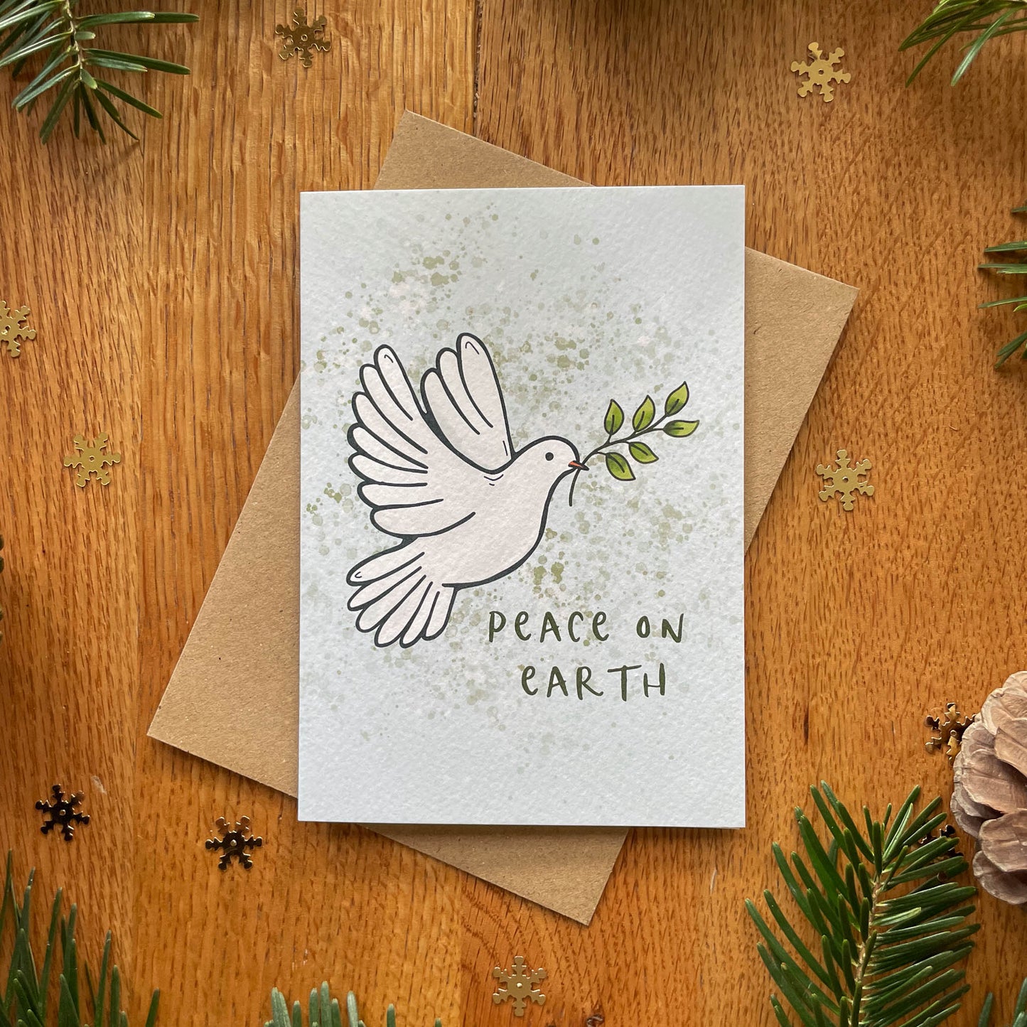 Dove - Peace on Earth Christmas Card