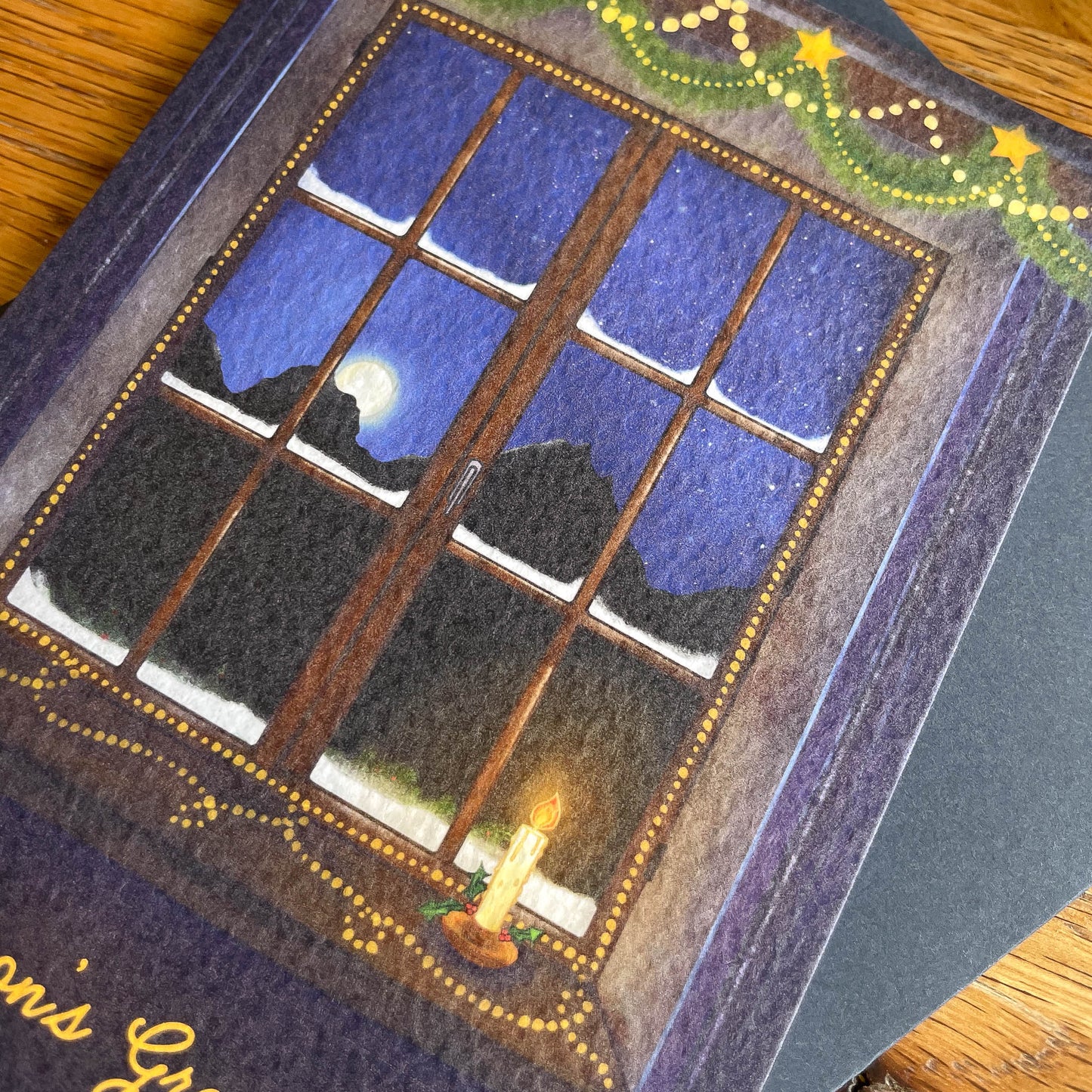 Christmas Night in the Mountains - Views from the Mountain Chalet