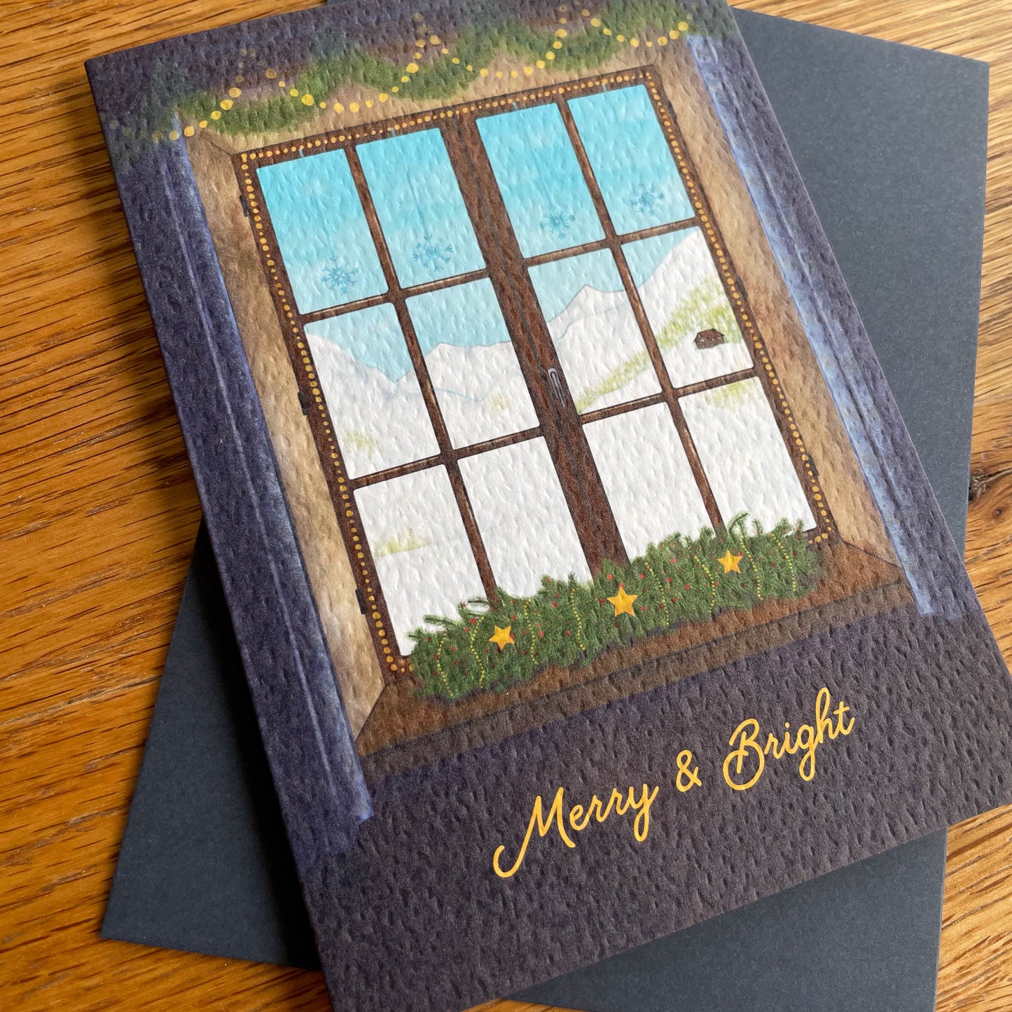 Merry & Bright Christmas Views from the Mountain Chalet