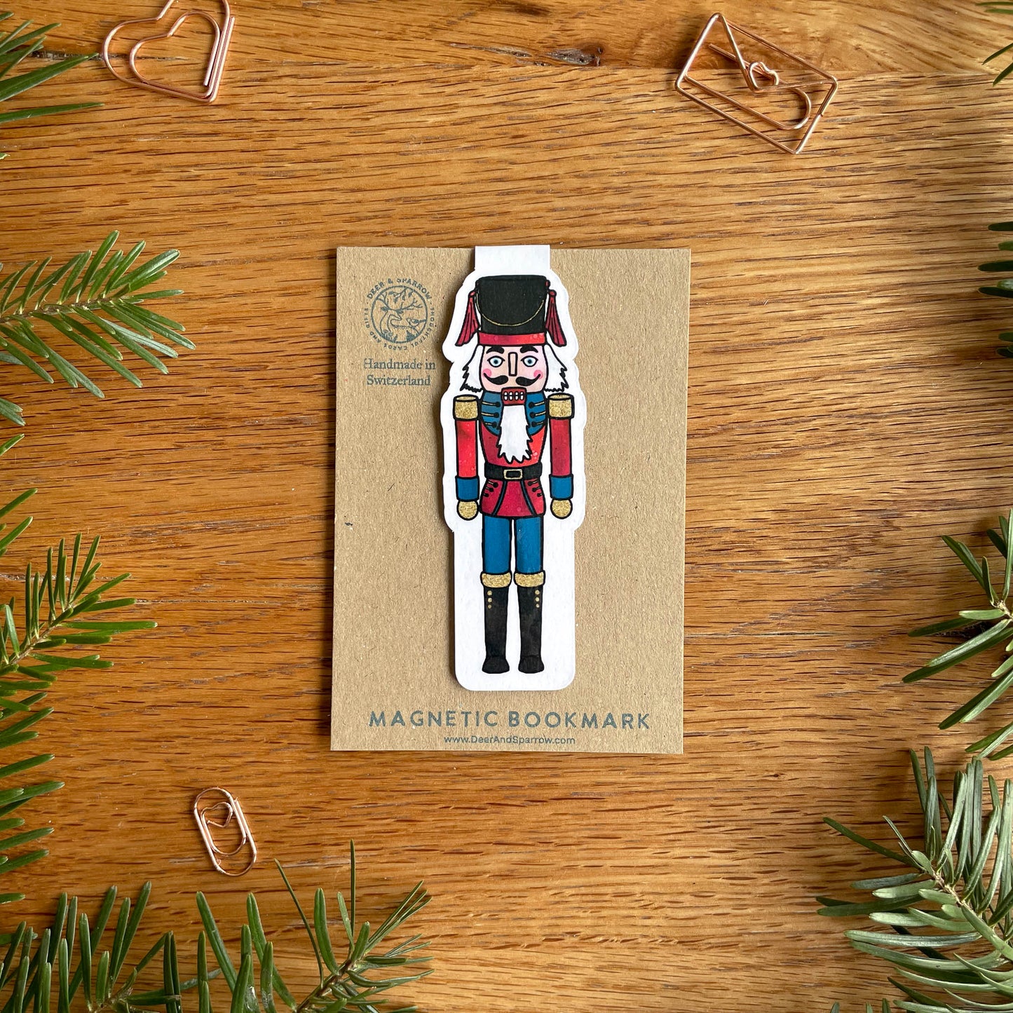 Nutcracker Magnetic Book Mark