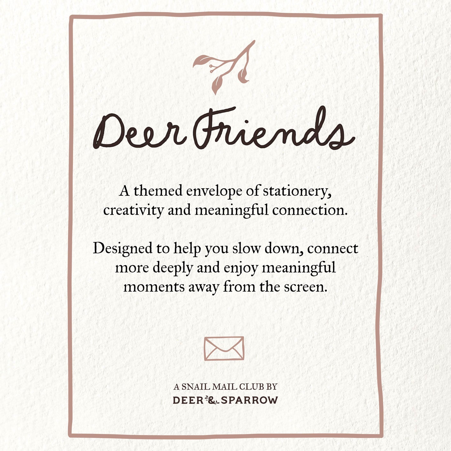 Deer Friends - Snail Mail Club