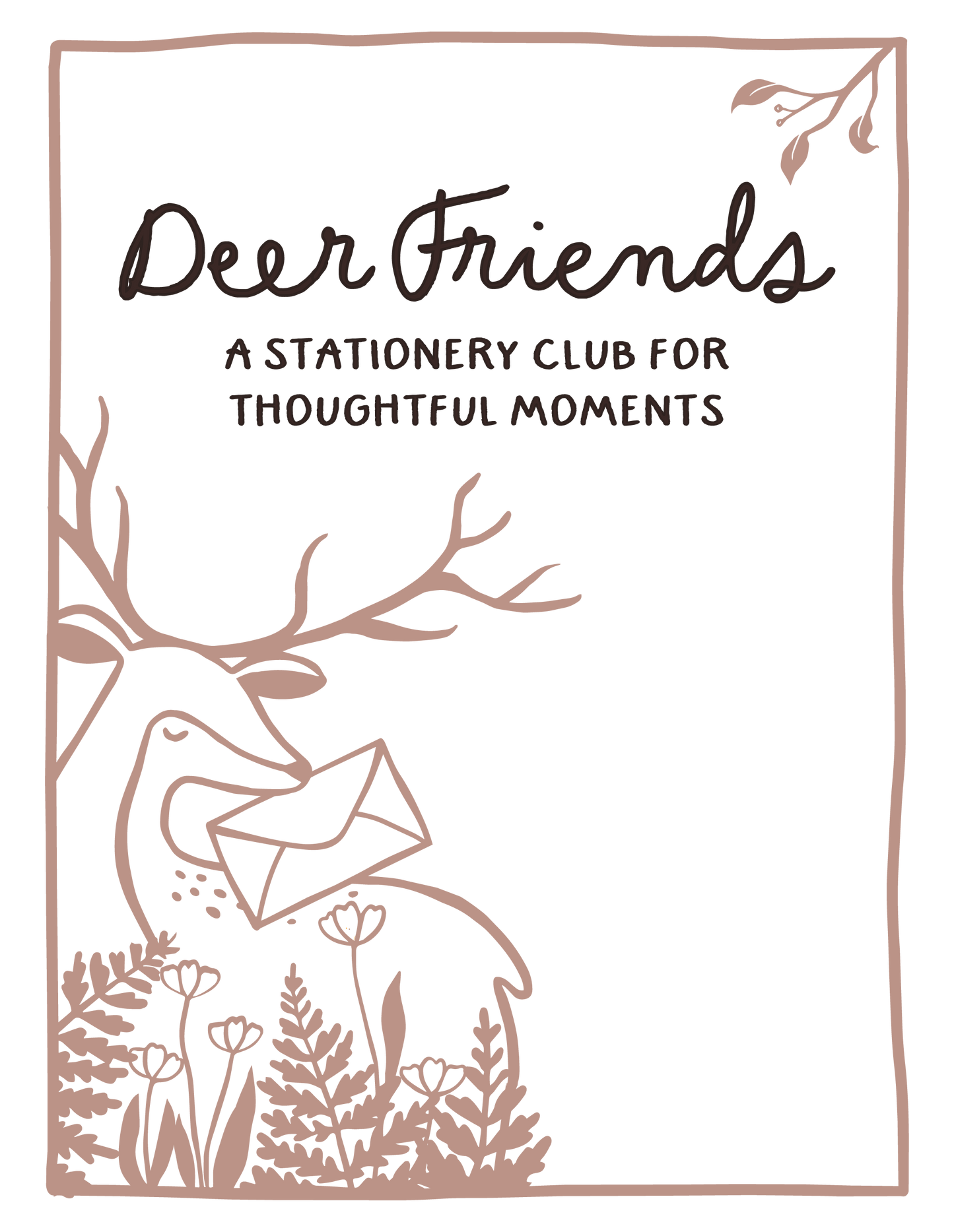 Deer Friends - Stationery Club Subscription