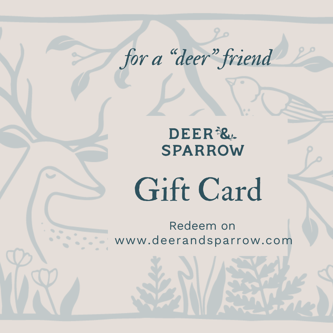 Deer and Sparrow Gift Card