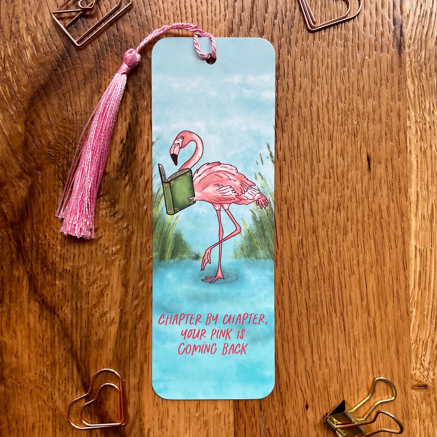 Flamingo Bookmark - Get your pink back collection