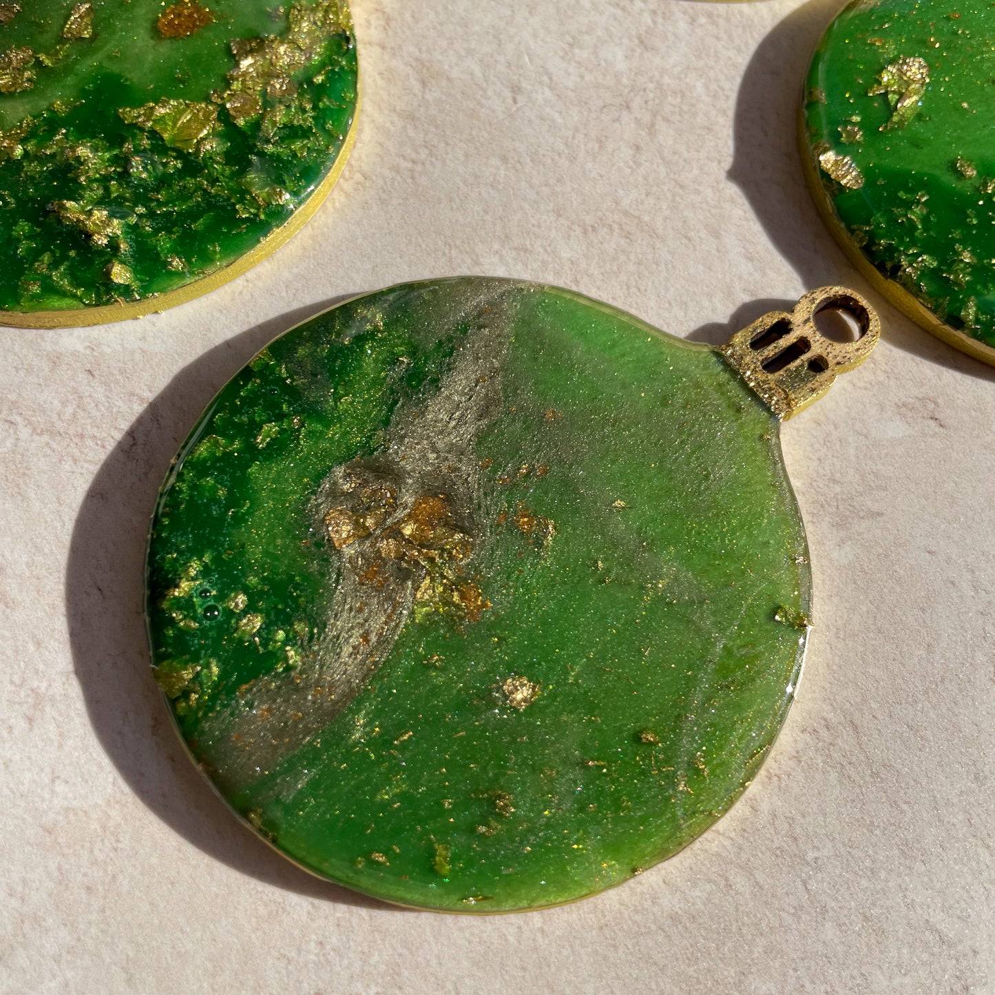 Forest Inspired Bauble Shaped Christmas Tree Decoration