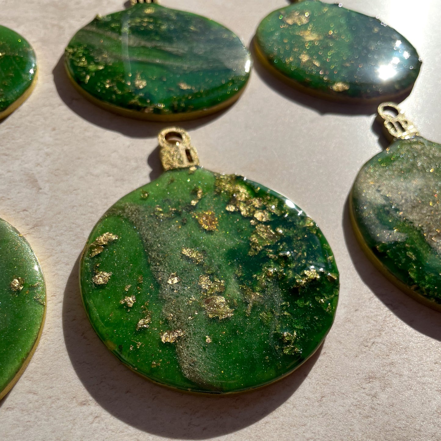 Forest Inspired Bauble Shaped Christmas Tree Decoration