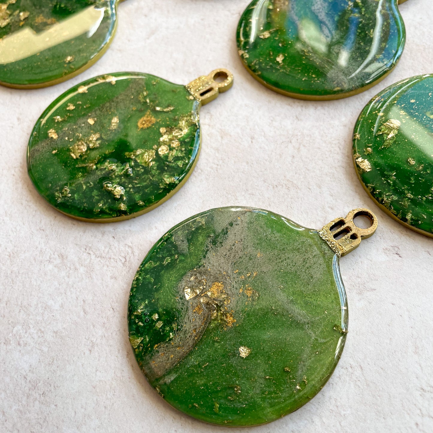 Forest Inspired Bauble Shaped Christmas Tree Decoration