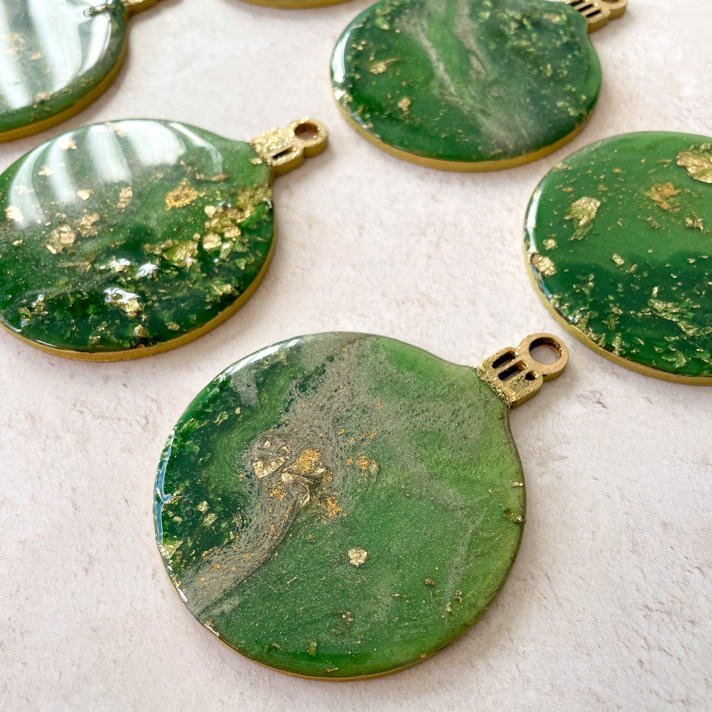 Forest Inspired Bauble Shaped Christmas Tree Decoration