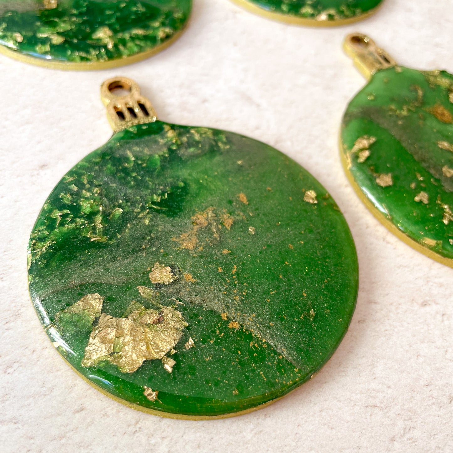 Forest Inspired Bauble Shaped Christmas Tree Decoration