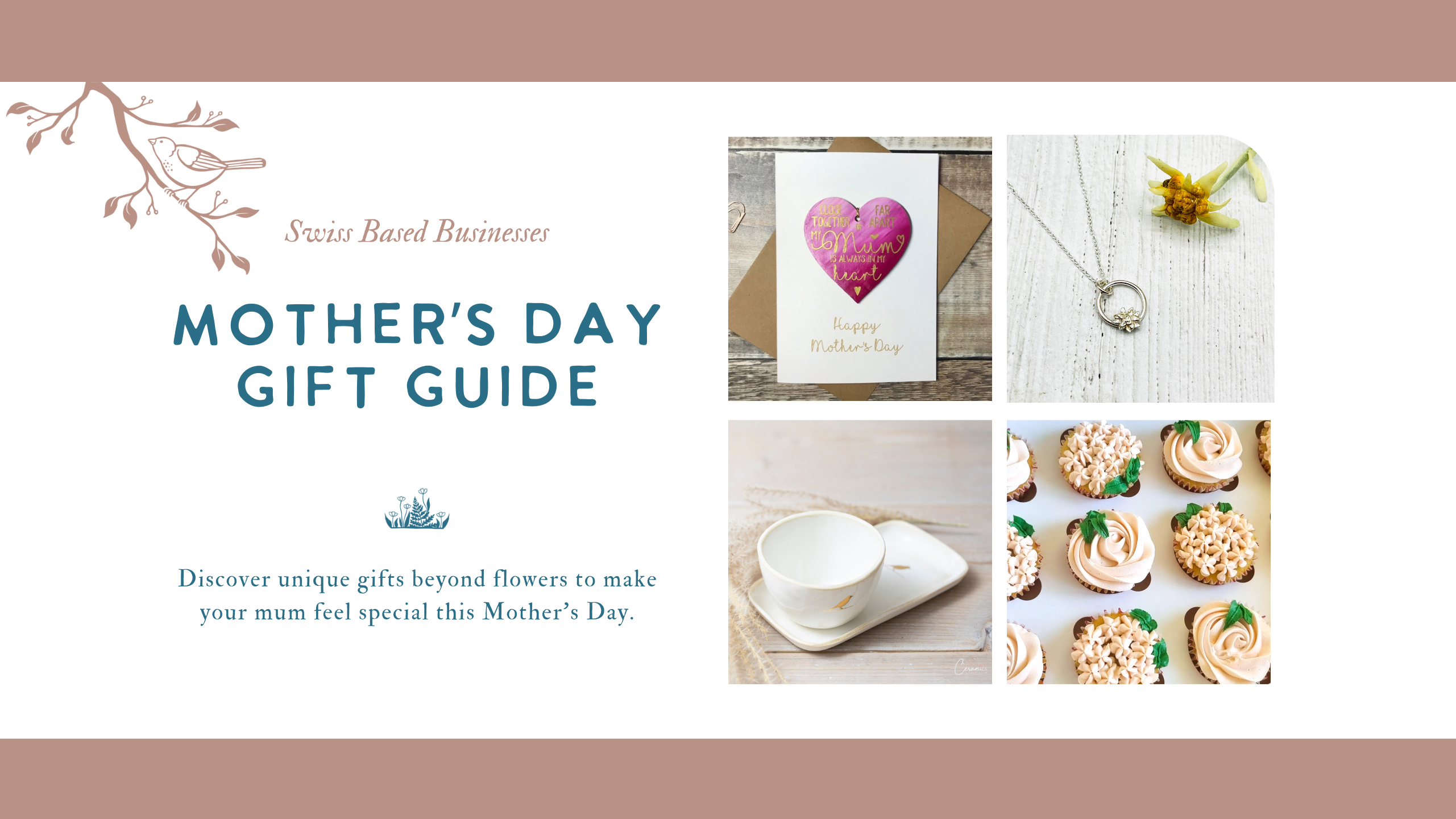 Discover unique gifts beyond flowers to make your mum feel special this Mother’s Day with gifts from small businesses based in Switzerland