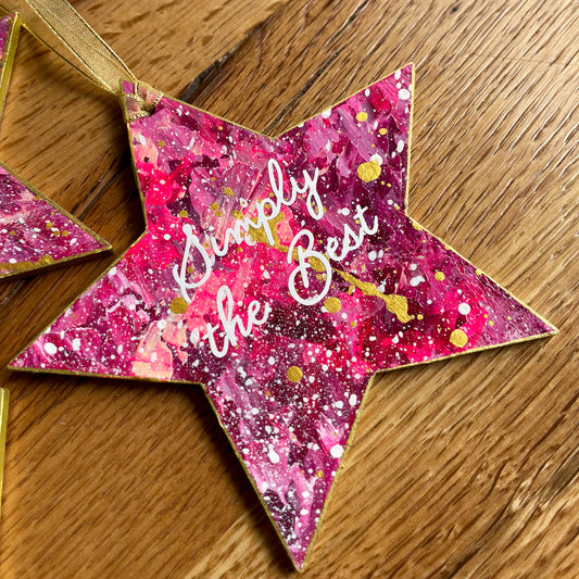 "Simply the best" Hanging Decoration