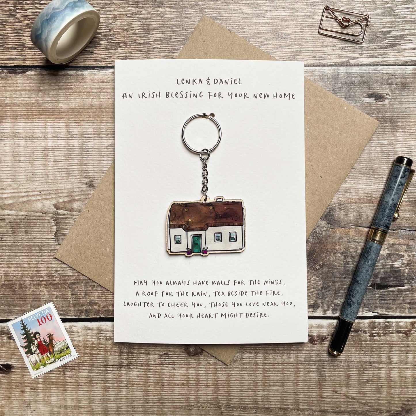 Irish Blessing New Home Card & Gift