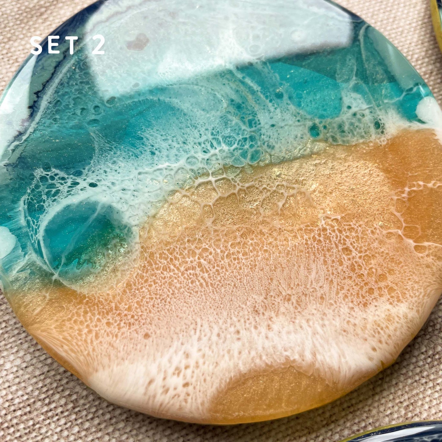Delight someone on Mother's Day with these delightful ocean coasters, a lovely addition to their home decor collection.