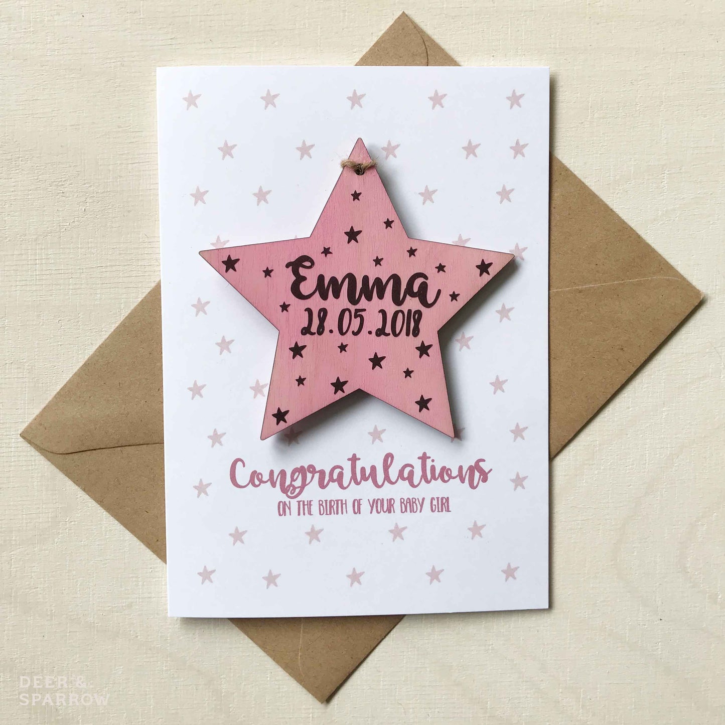 New Baby Keepsake Card