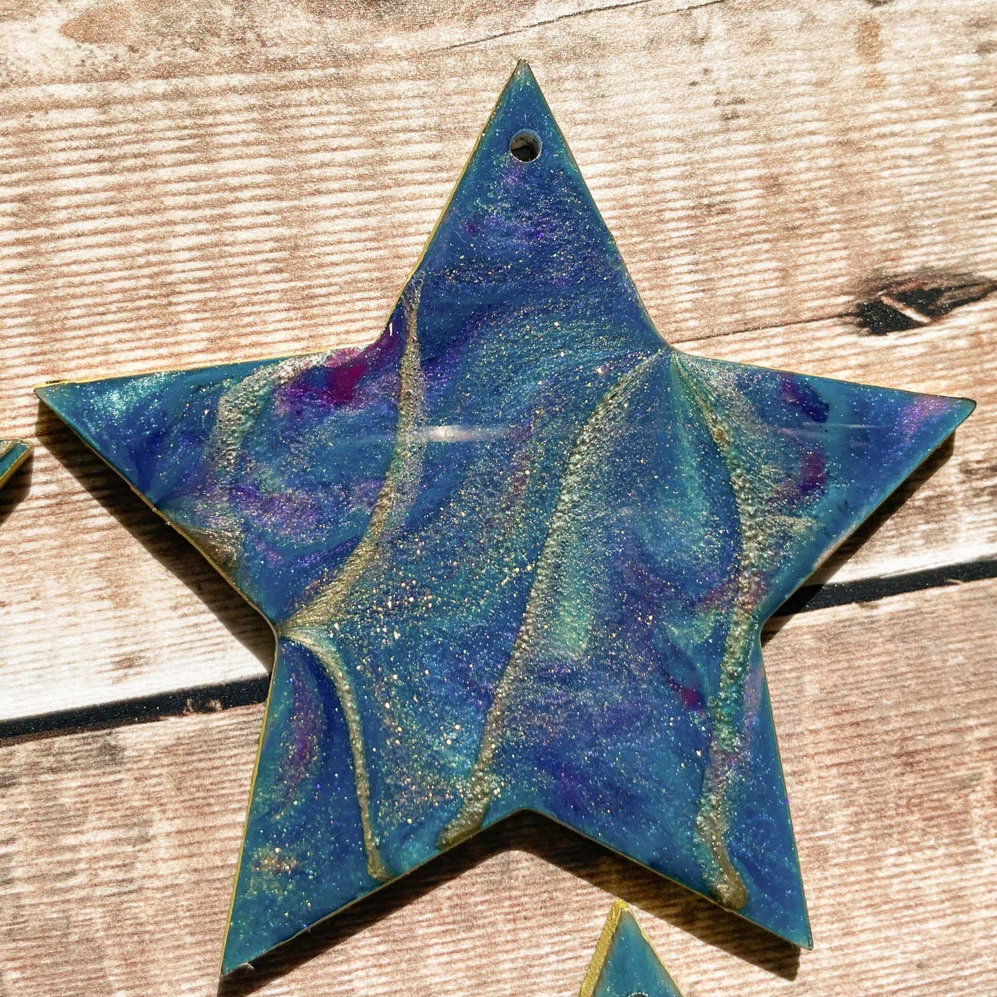 Galaxy Resin Star Hanging Decoration