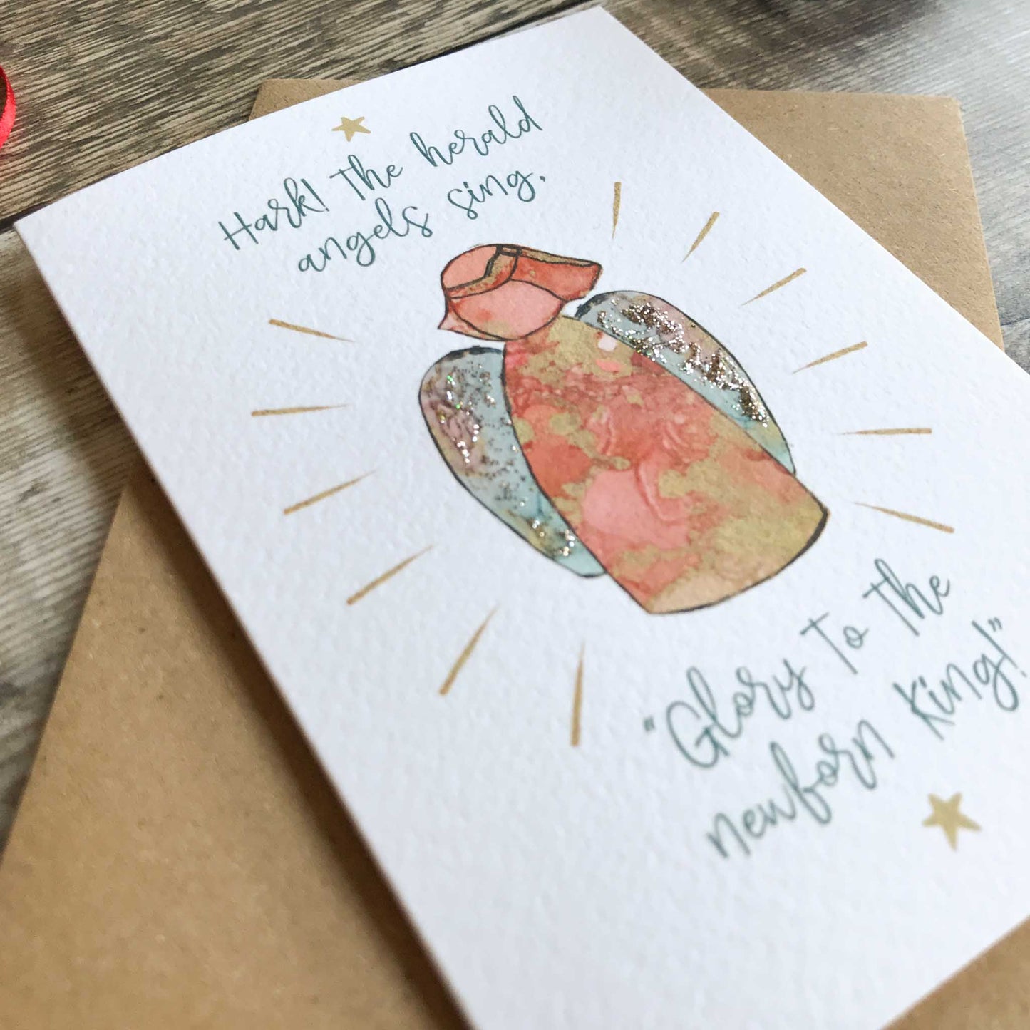 Hark! The Herald Angels Sing Christmas Card
