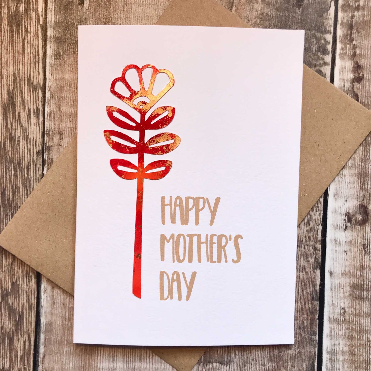 Scandi - Floral Style Mother's Day Card