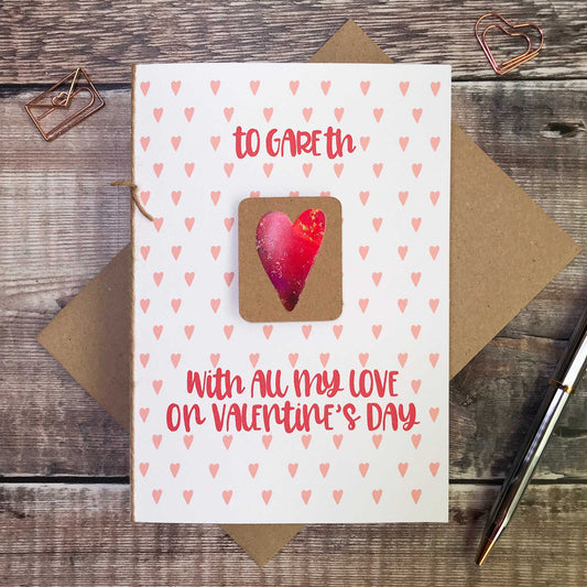 Personalised Valentines Card