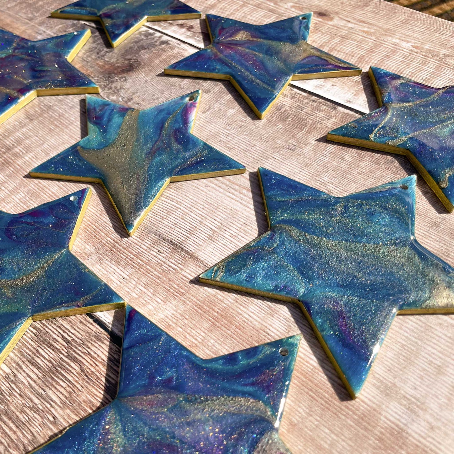 Galaxy Resin Star Hanging Decoration