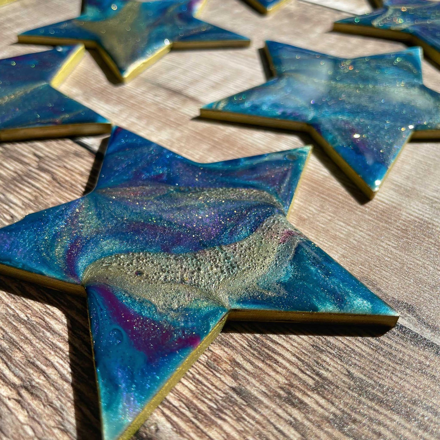 Galaxy Resin Star Hanging Decoration